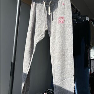 Gray Elastic Waist Joggers university of dayton